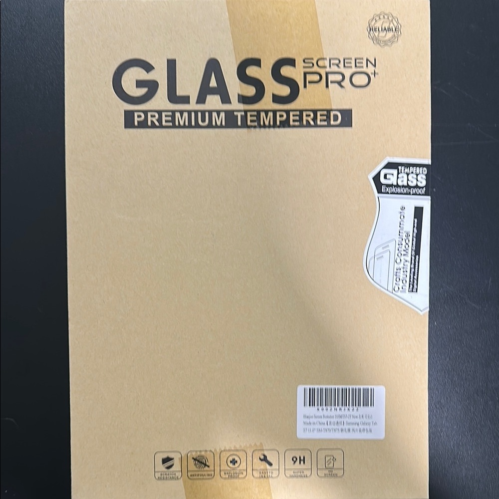 Tempered Glass Screen Protector set of 2 for galaxy tab s7